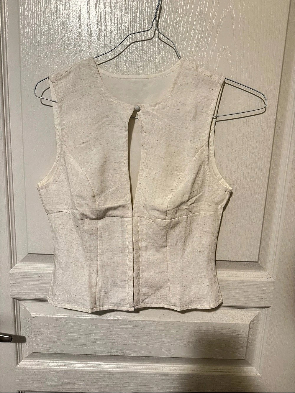 Sleeveless Top in White